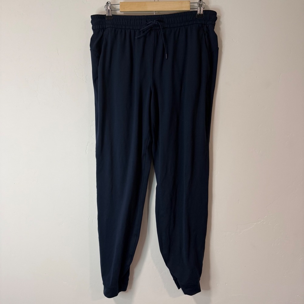 Lululemon Soft Jersey Classic-Fit Mid-Rise Jogger 10 Navy Blue Lounge LW5GLPS